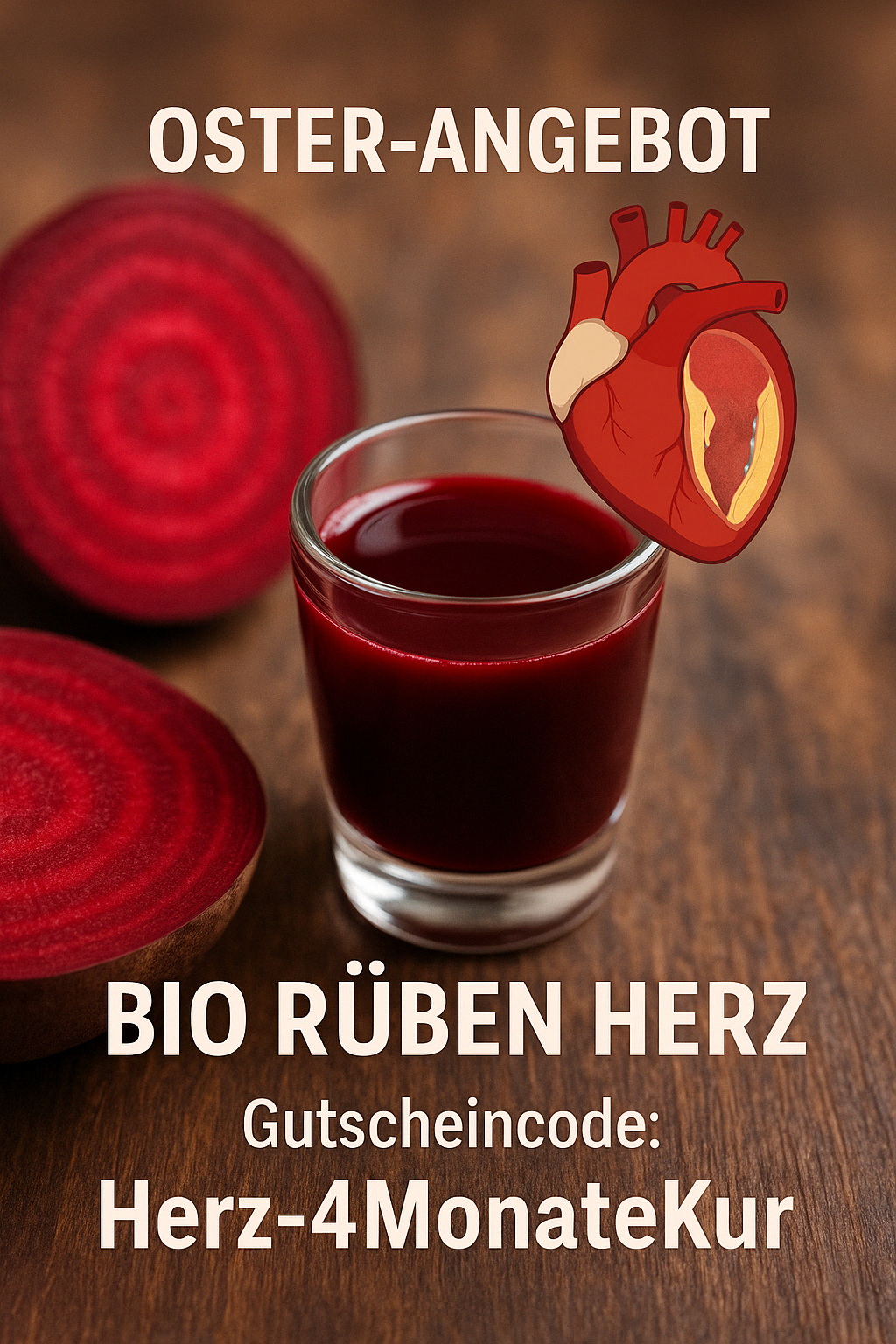 Bio Rüben Herz