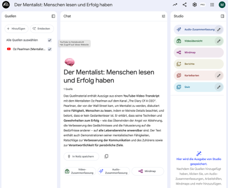UPGRADE MEDIA NotebookLM